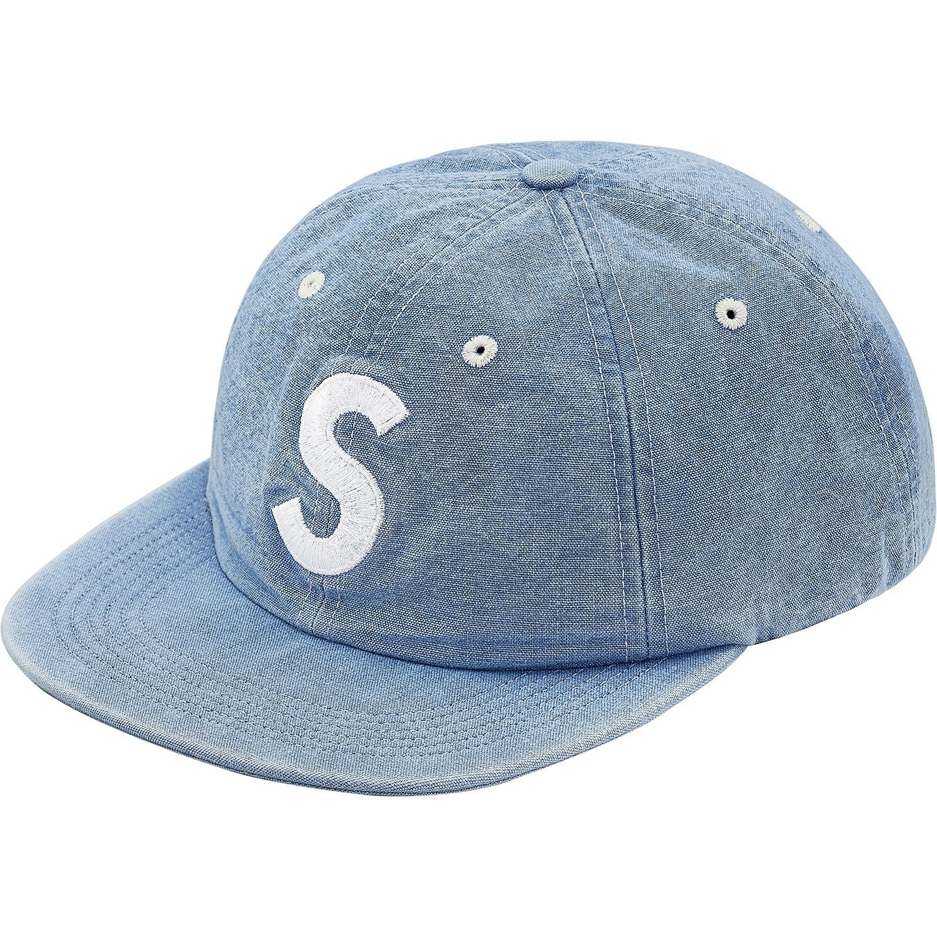 Washed Chambray S Logo 6-Panel view 4